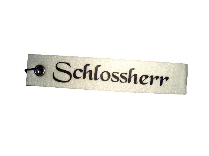 Schlüsselanhänger Filz mit Spruch